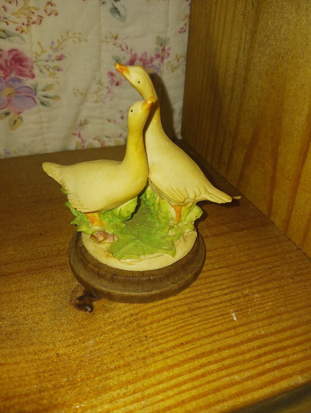 Yellow Goose Figurine